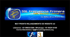 Desktop Screenshot of frecuenciaprimera.org